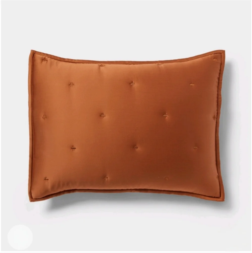 Threshold Full/Queen TENCEL Comforter and Sham Set Copper